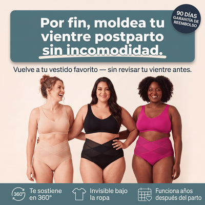 Belora™ Calzón Moldeador Postparto de Tiro Alto
